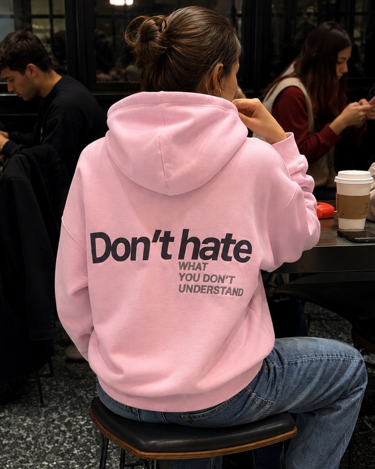 DON'T HATE - Women Oversized Hoodie