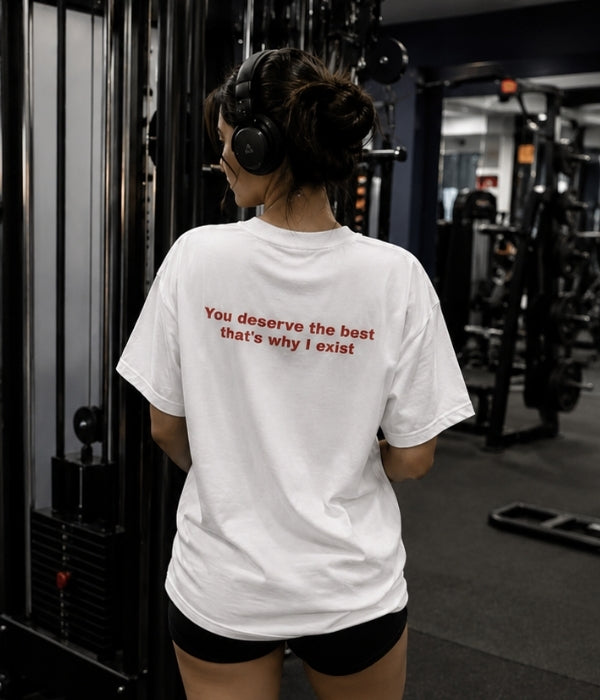 You deserve the best that's why I exist  - Women Oversized T-shirt