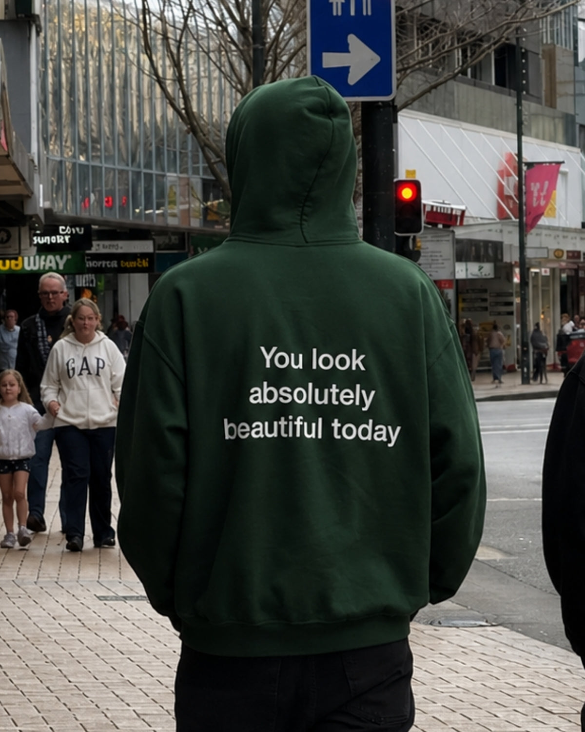 You look absolutely beautiful today - Oversized Hoodie [ Unisex ]