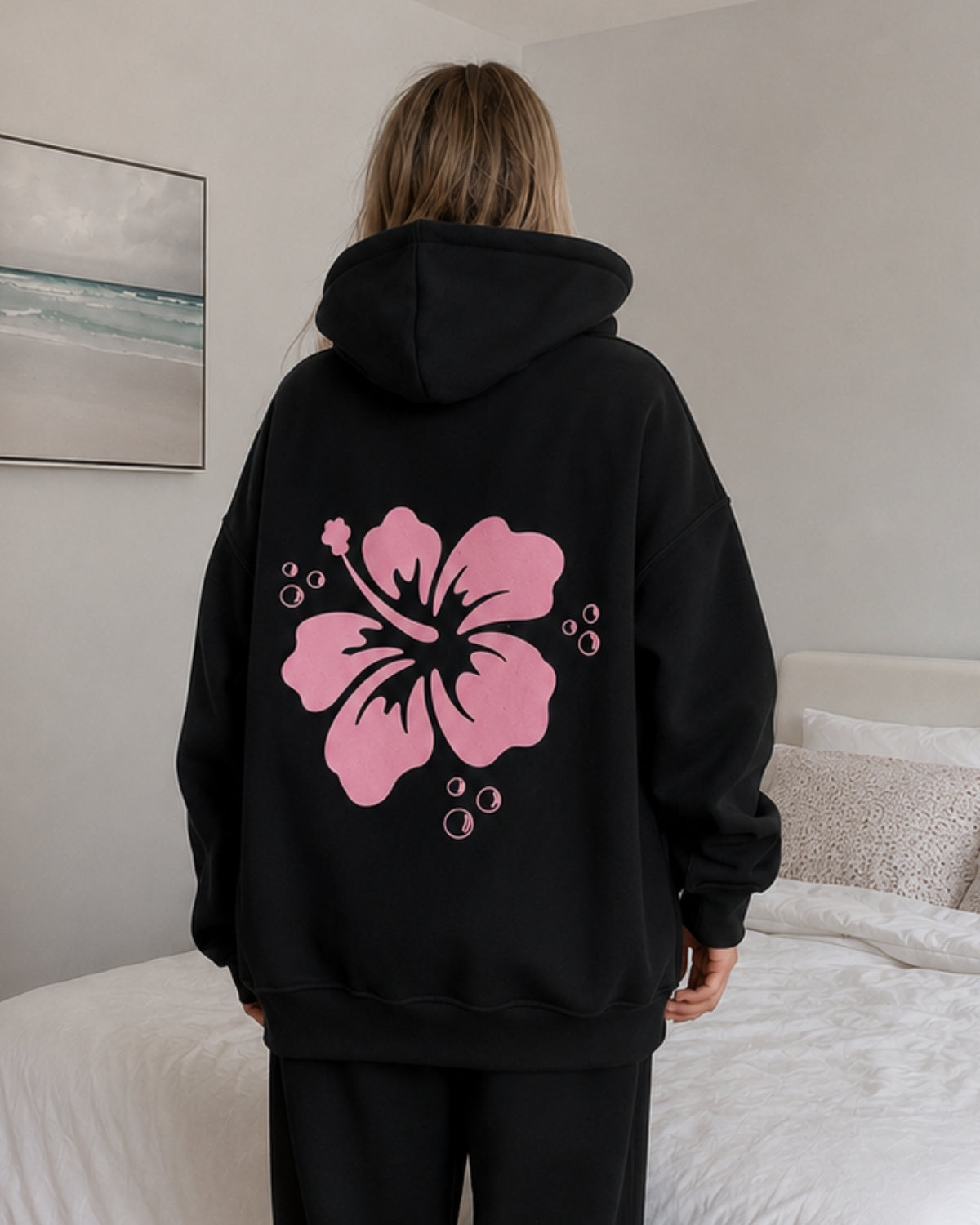 Hibiscus Flower - Women Oversized Hoodie