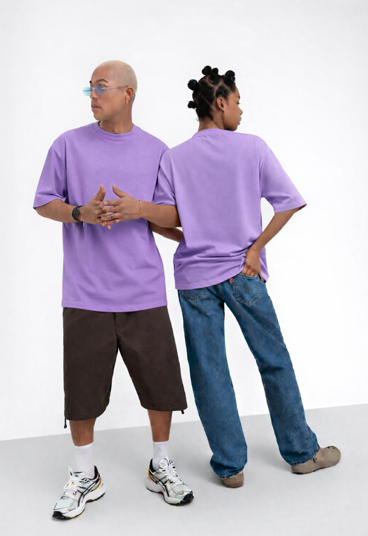 Basic T-shirt [ Unisex ] - Light purple