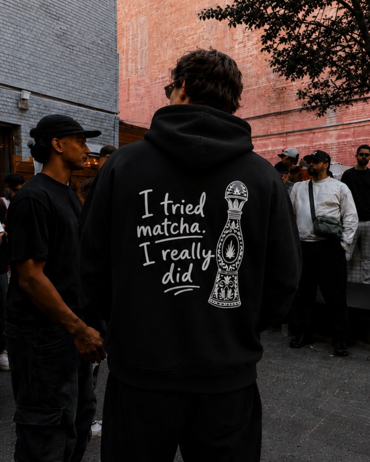 I TRIED matcha  I REALLY DID - Oversized Hoodie [ Unisex ]