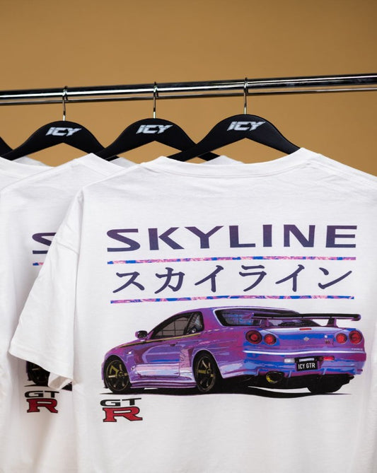 SKYLINE Car Oversized T-Shirt