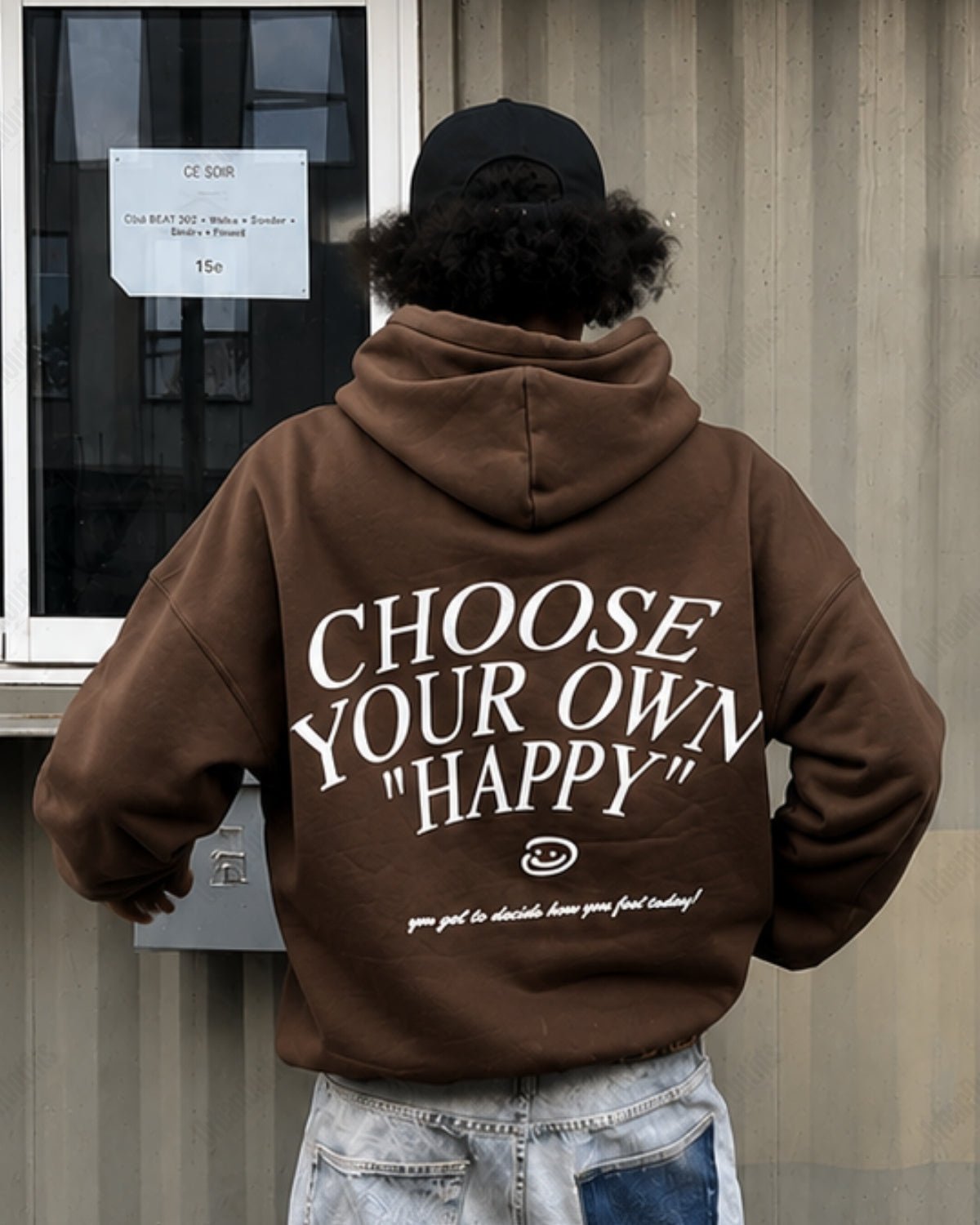 CHOOSE YOUR OWN HAPPY - Oversized Hoodie [ Unisex ]