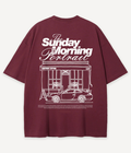 Sunday Morning -  Men Oversized T-shirt [ Unisex ]