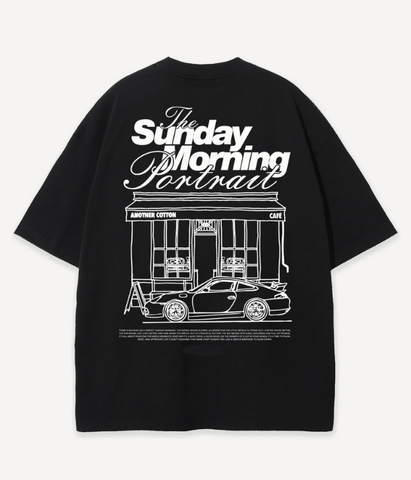 Sunday Morning -  Men Oversized T-shirt [ Unisex ]
