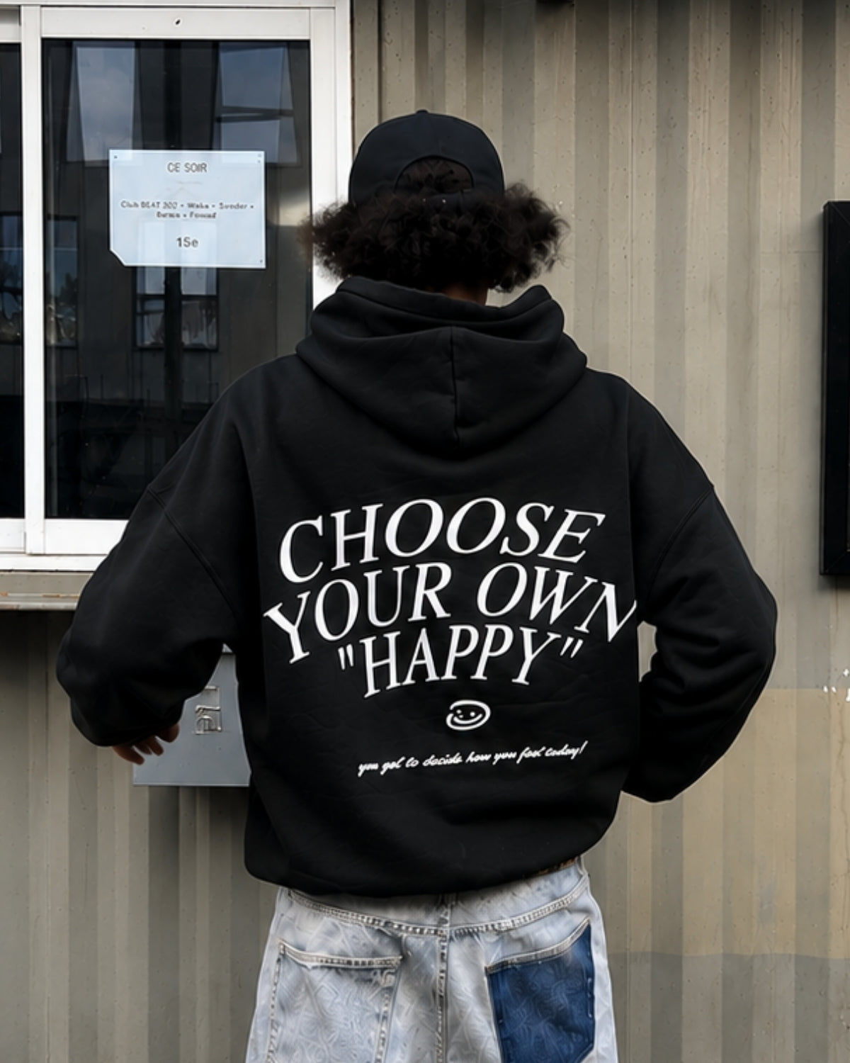 CHOOSE YOUR OWN HAPPY - Oversized Hoodie [ Unisex ]