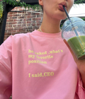 I said, CEO - Women Oversized T-shirt