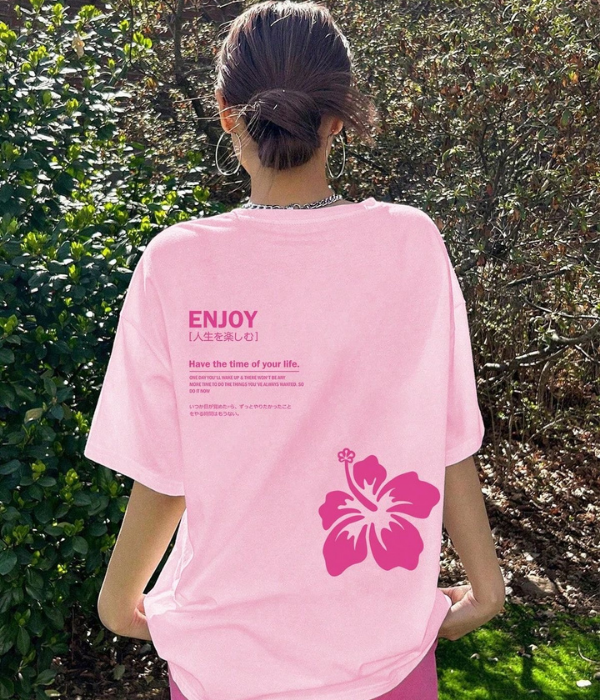 ENJOY - Women Oversized T-shirt