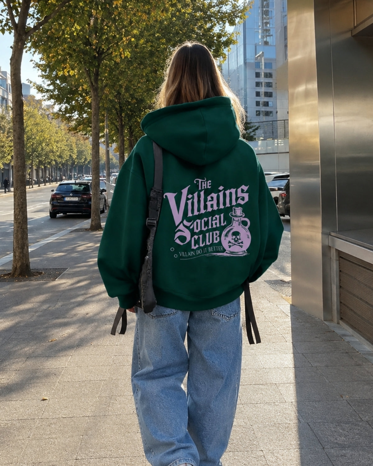 THE VILLAINS SOCIAL CLUB - Women Oversized Hoodie