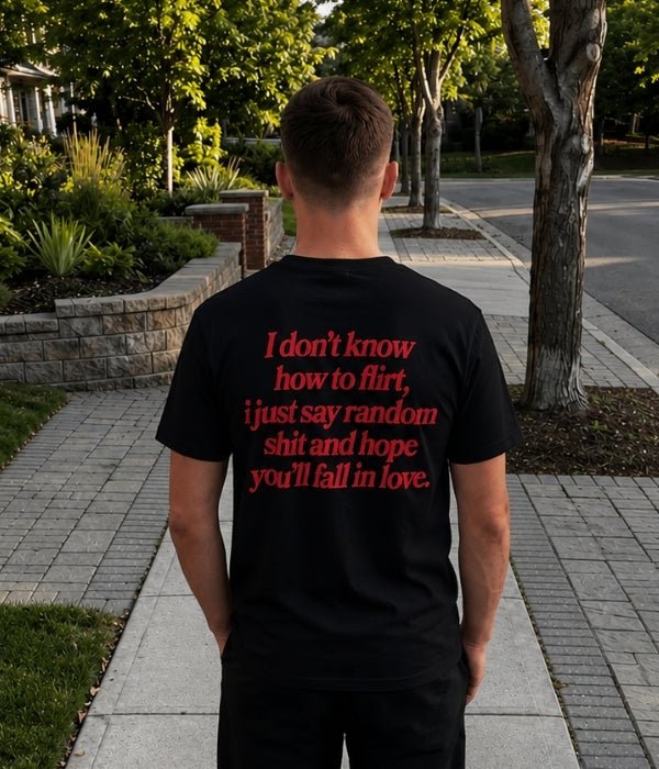 i don't know how to flirt - Oversized T-shirt  [ Unisex ]