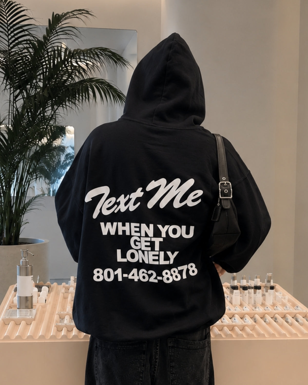 TEXT ME WHEN YOU GET LOBELY - Oversized Hoodie [ Unisex ]