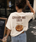 CINNAMON ROLL LOVER - Women Oversized T-shirt