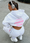 Comfort club White Fox  - Women Oversized Set ( Hoodie +Sweatpant )