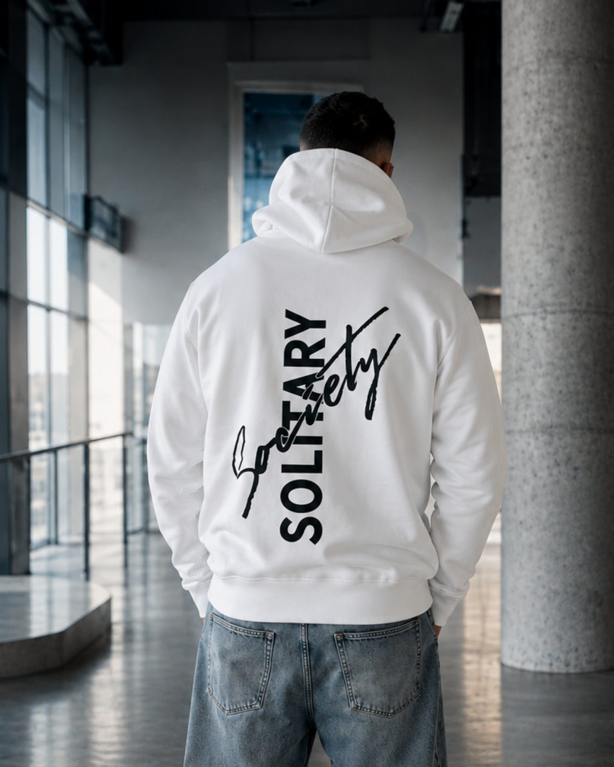 SOLITARY SOCIETY - Oversized Hoodie [ Unisex ]