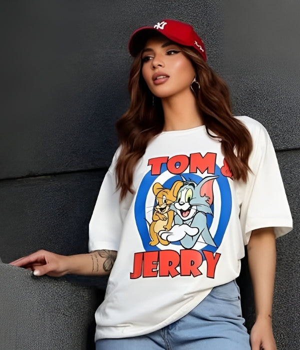 Tom & Jerry - Women Oversized T-shirt