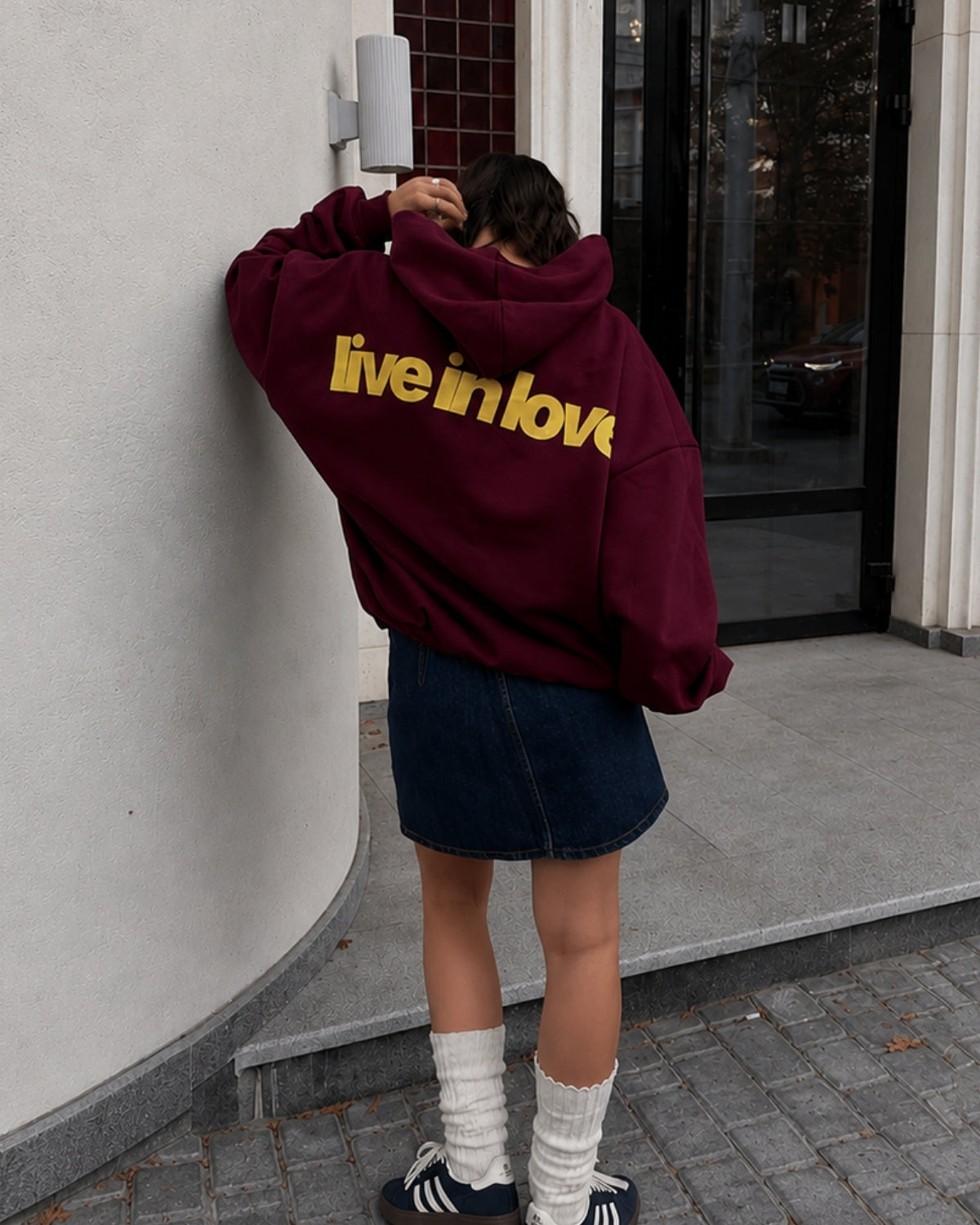 LIVE IN LOVE - Women Oversized Hoodie