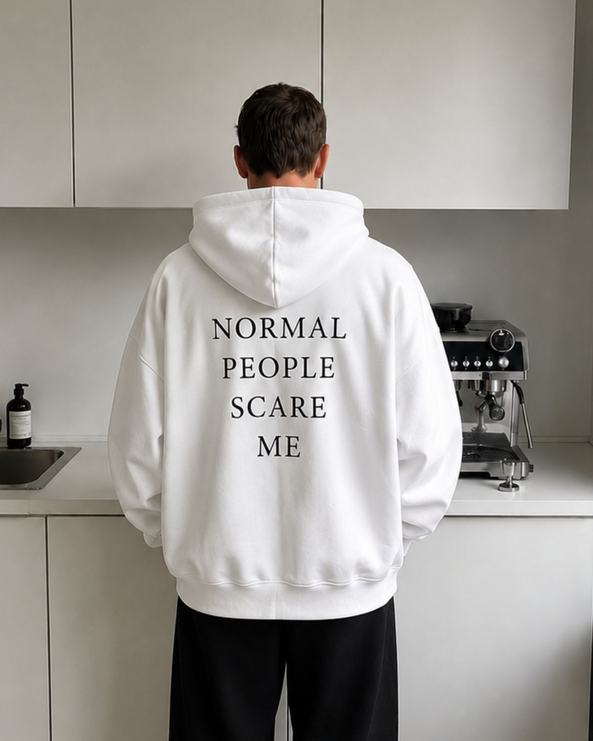 NORMAL PEOPLE SCARE ME - Oversized Hoodie [ Unisex ]