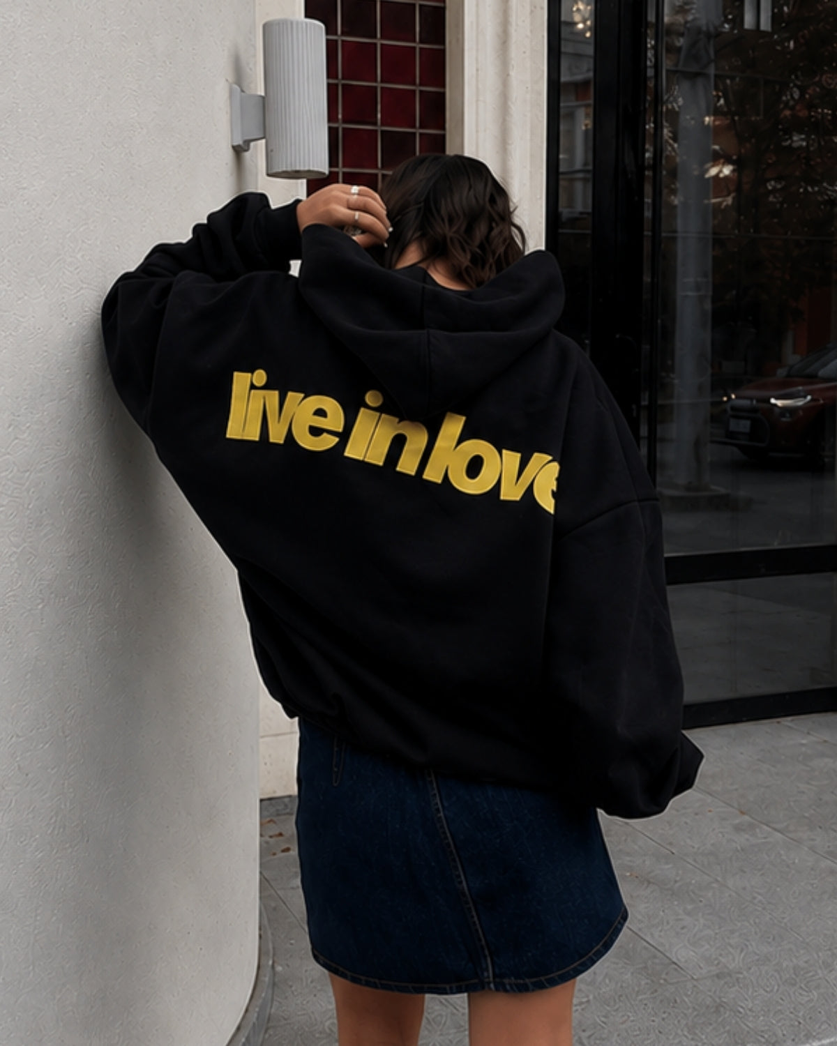 LIVE IN LOVE - Women Oversized Hoodie