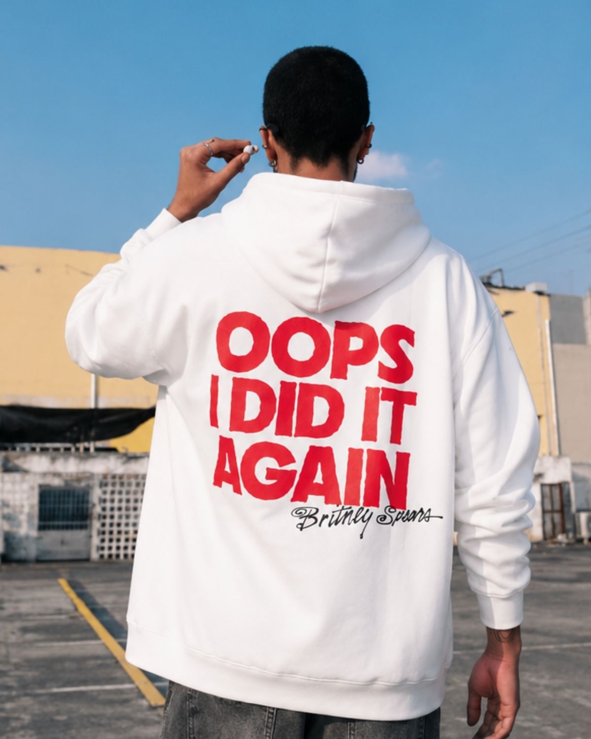 OOPS I DID IT AGAIN - Oversized Hoodie [ Unisex ]
