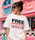 FREE MIND - Women Oversized T-shirt