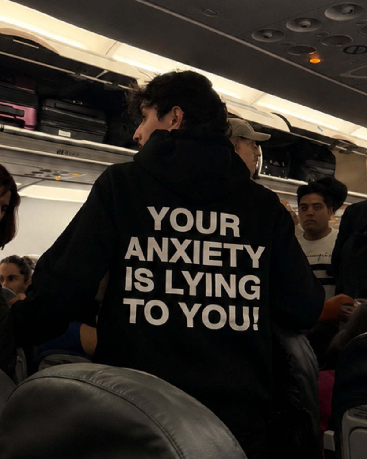 YOUR ANXIETY IS LYING TO YOU! - Oversized Hoodie [ Unisex ]