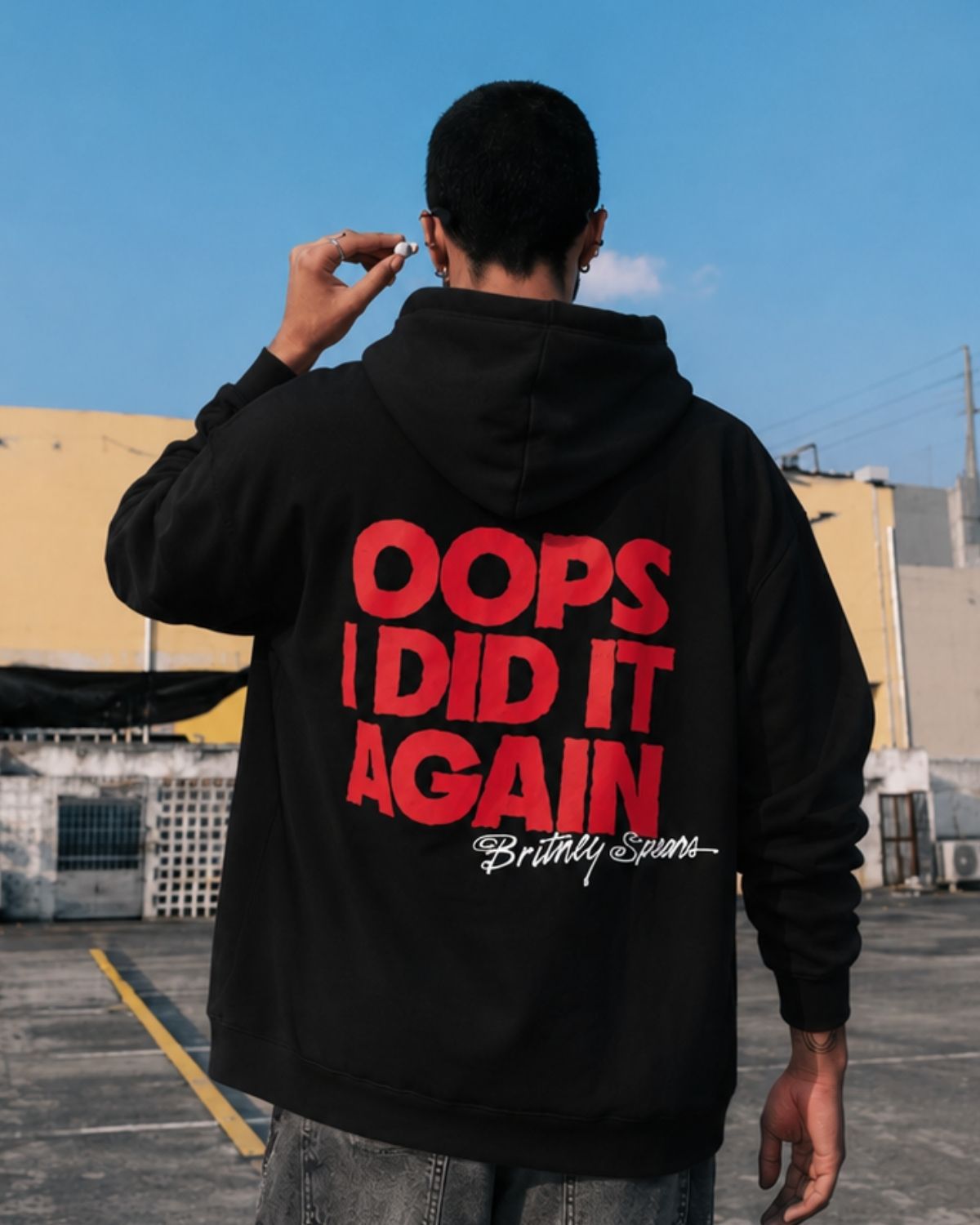 OOPS I DID IT AGAIN - Oversized Hoodie [ Unisex ]
