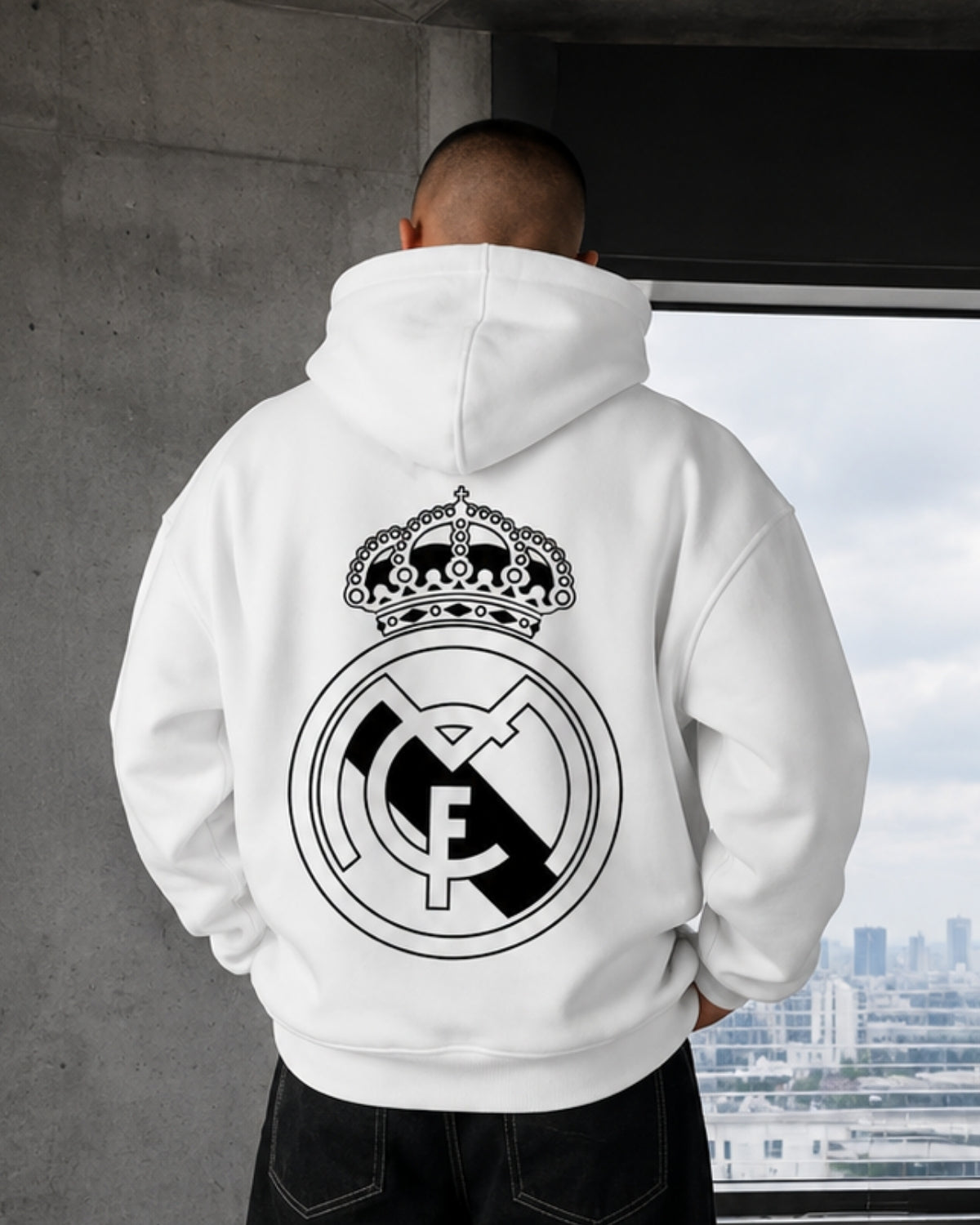 REAL MADRID - Oversized Hoodie [ Unisex ]