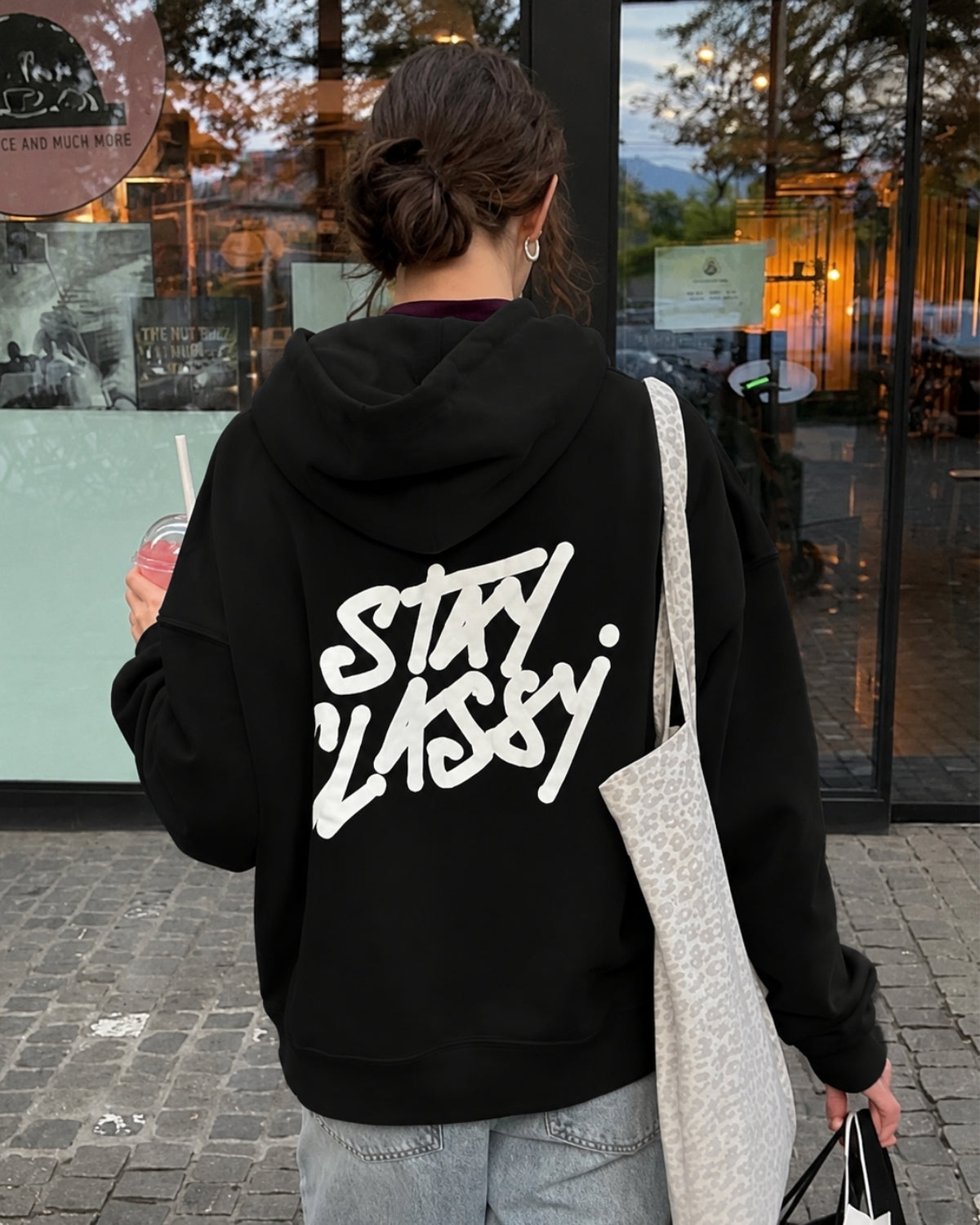STAY CLASSY - Women Oversized Hoodie