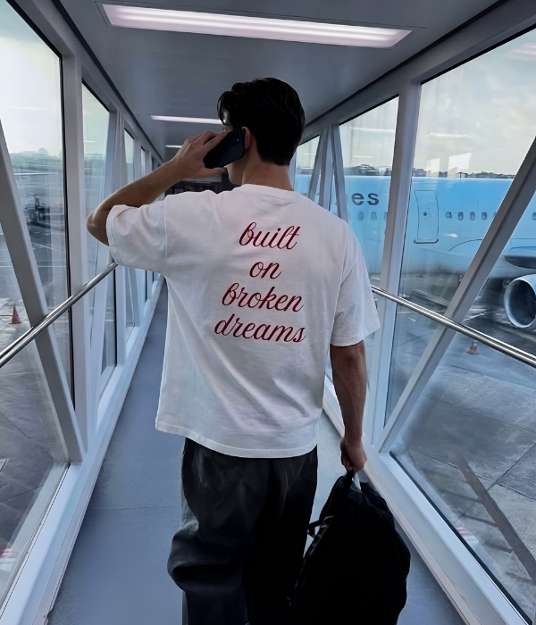 Built on broken dreams - Oversized T-shirt  [ Unisex ]