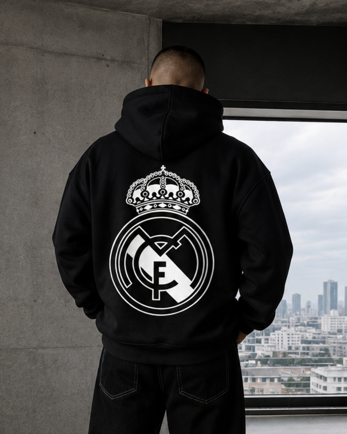 REAL MADRID - Oversized Hoodie [ Unisex ]