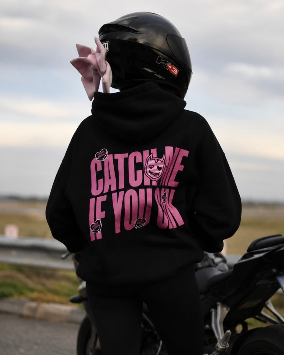 CATCH ME IF YOU CAN - Women Oversized Hoodie