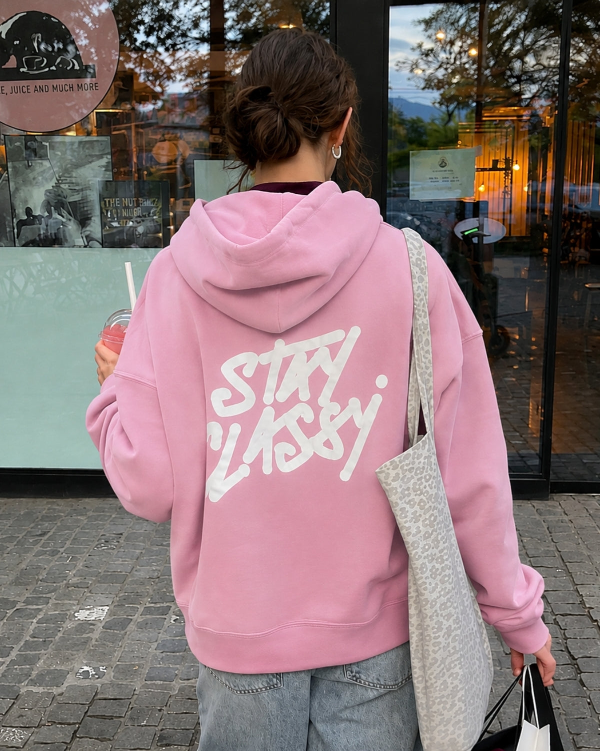 STAY CLASSY - Women Oversized Hoodie