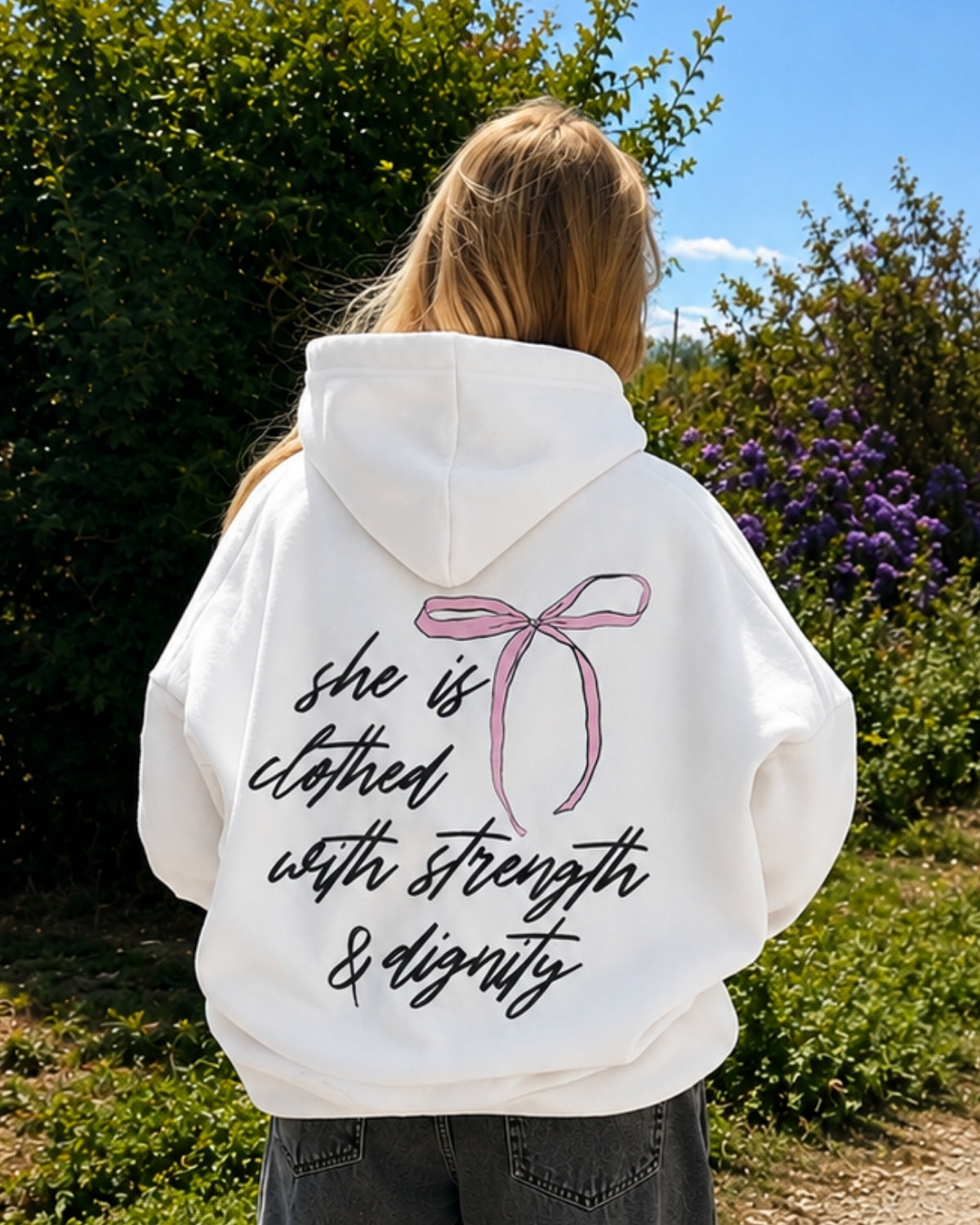 Coquette Grace - Women Oversized Hoodie