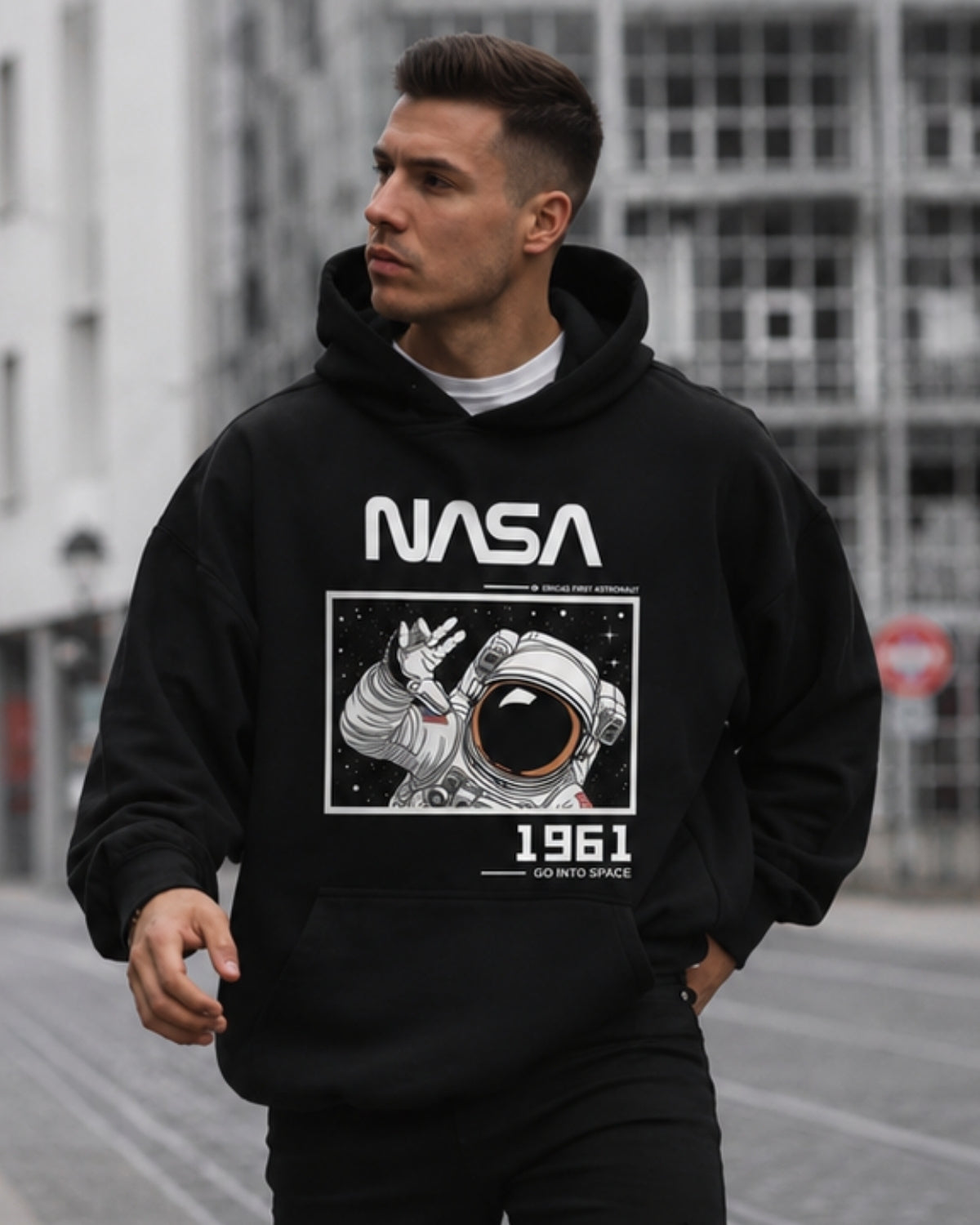 NASA - Oversized Hoodie [ Unisex ]