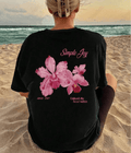 Simple Joy Pink Orchid - Women Oversized T-shirt