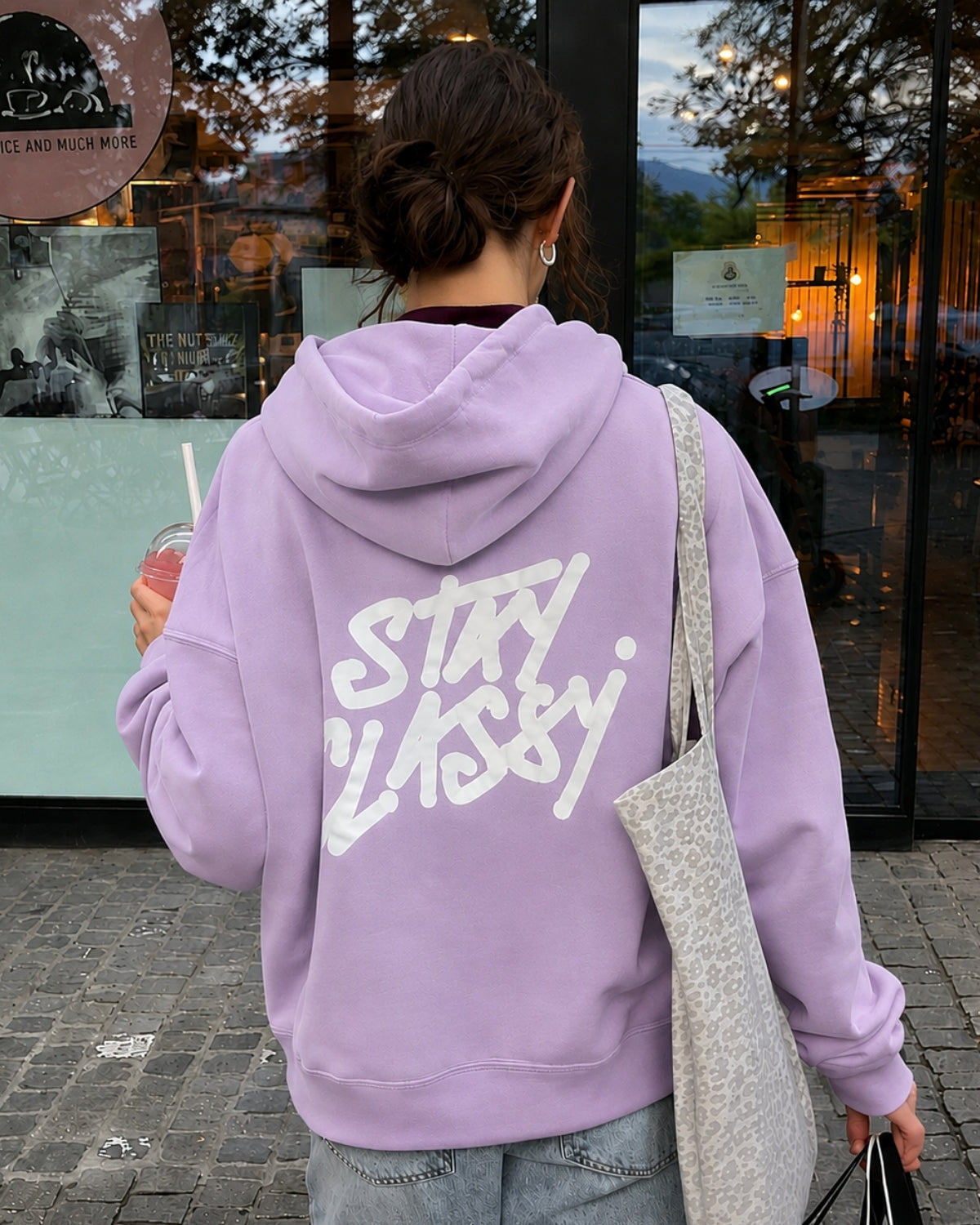 STAY CLASSY - Women Oversized Hoodie
