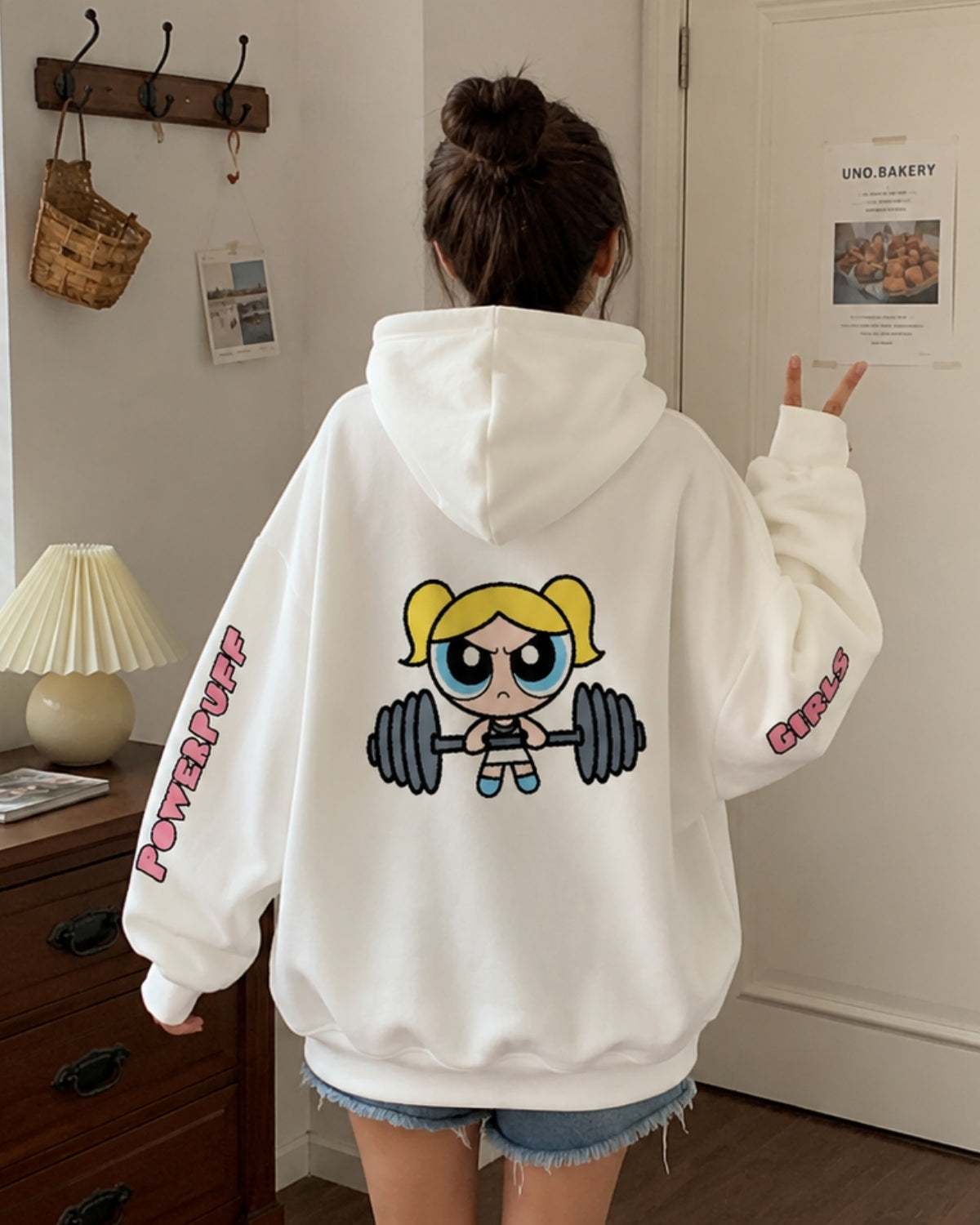 SUPER GIRL - Women Oversized Hoodie