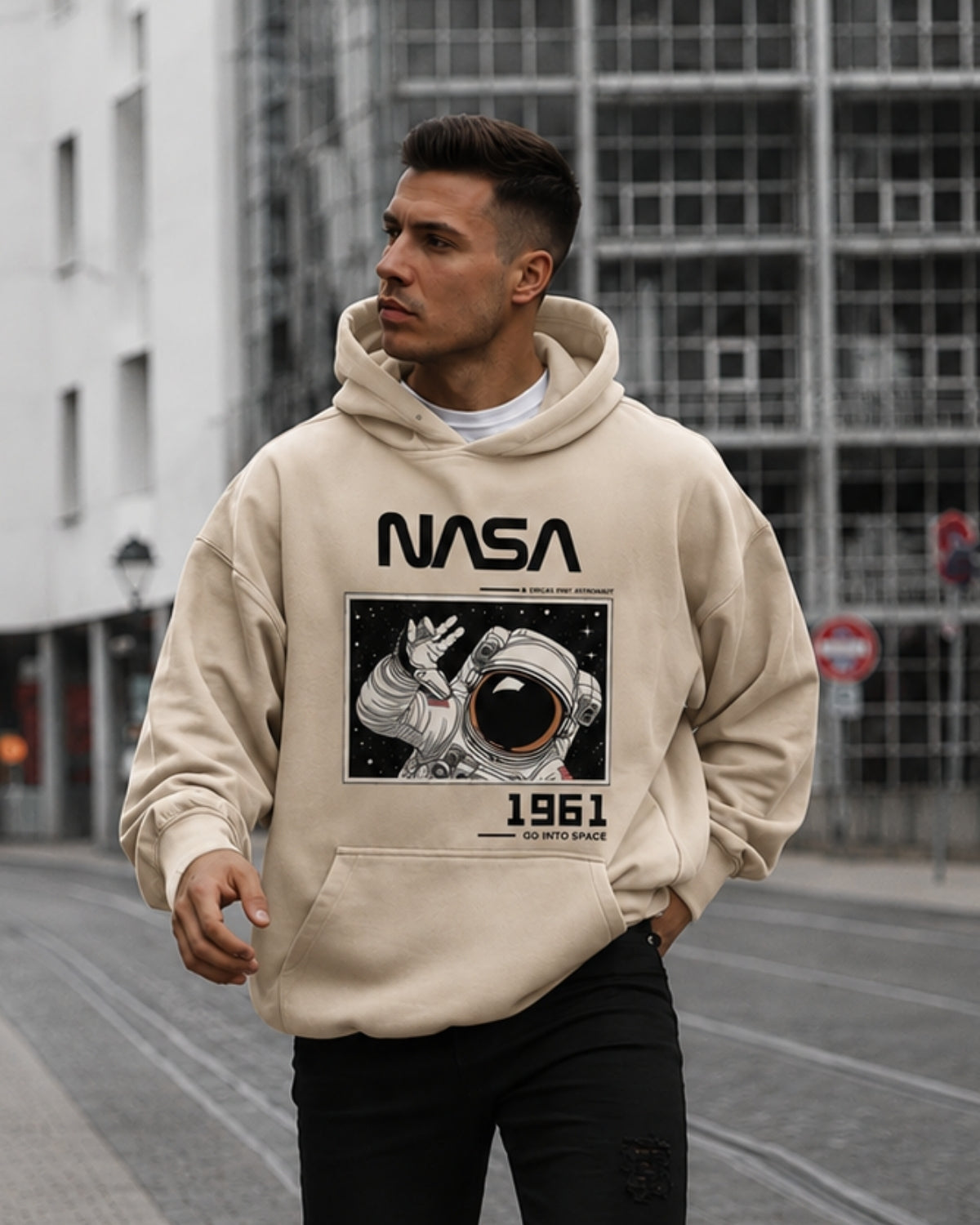 NASA - Oversized Hoodie [ Unisex ]