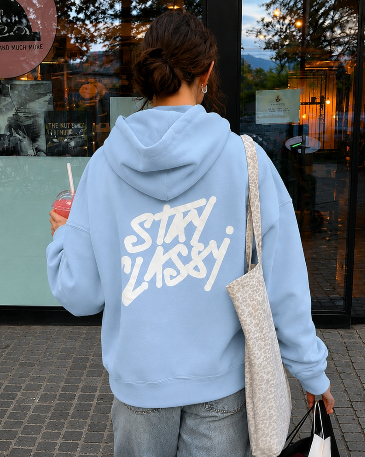 STAY CLASSY - Women Oversized Hoodie