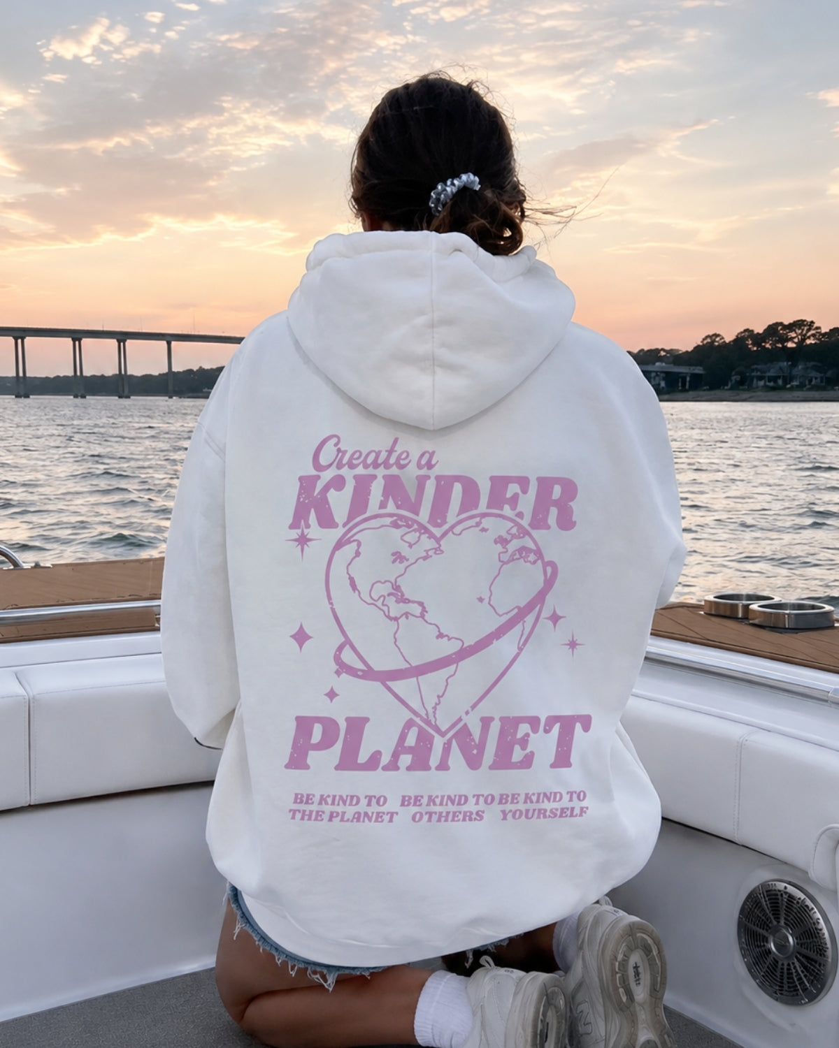 Create a kind Planet - Women Oversized Hoodie