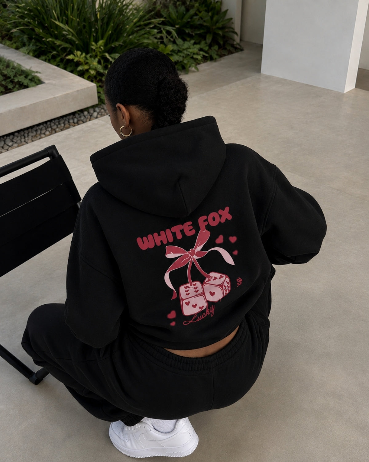 WHITE FO(X) - Women Oversized Hoodie