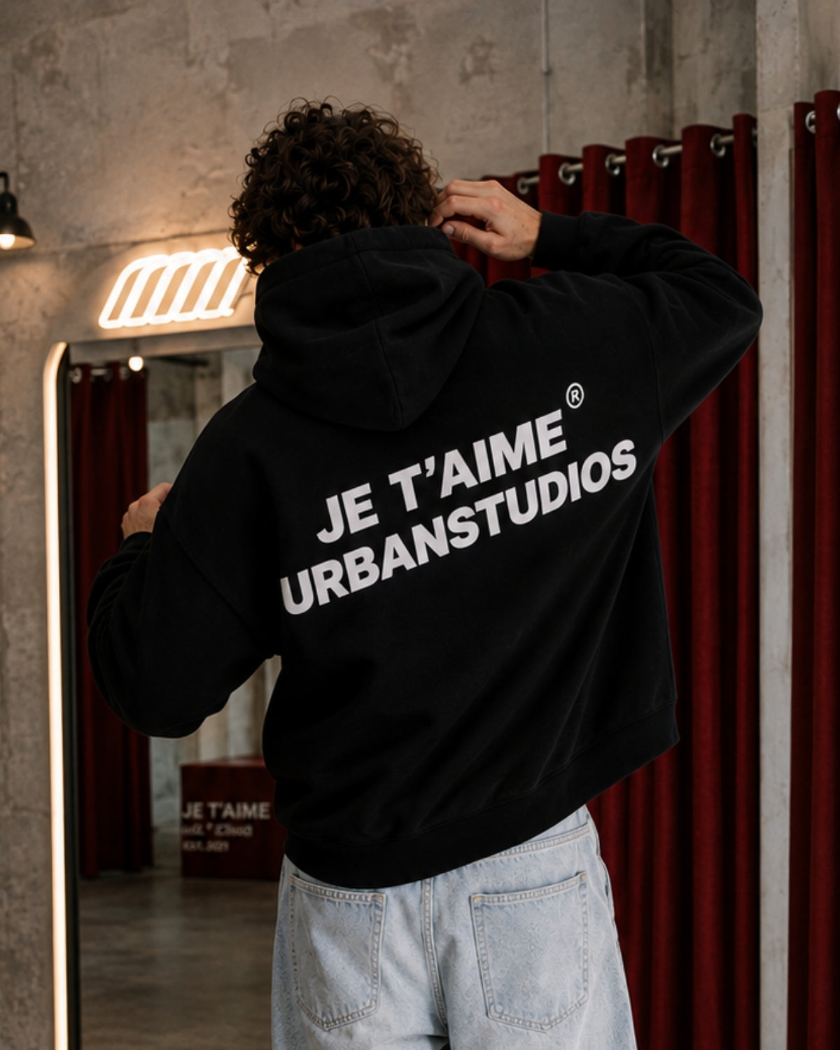 JE T'AIME URBANSTUDIOS - Oversized Hoodie [ Unisex ]