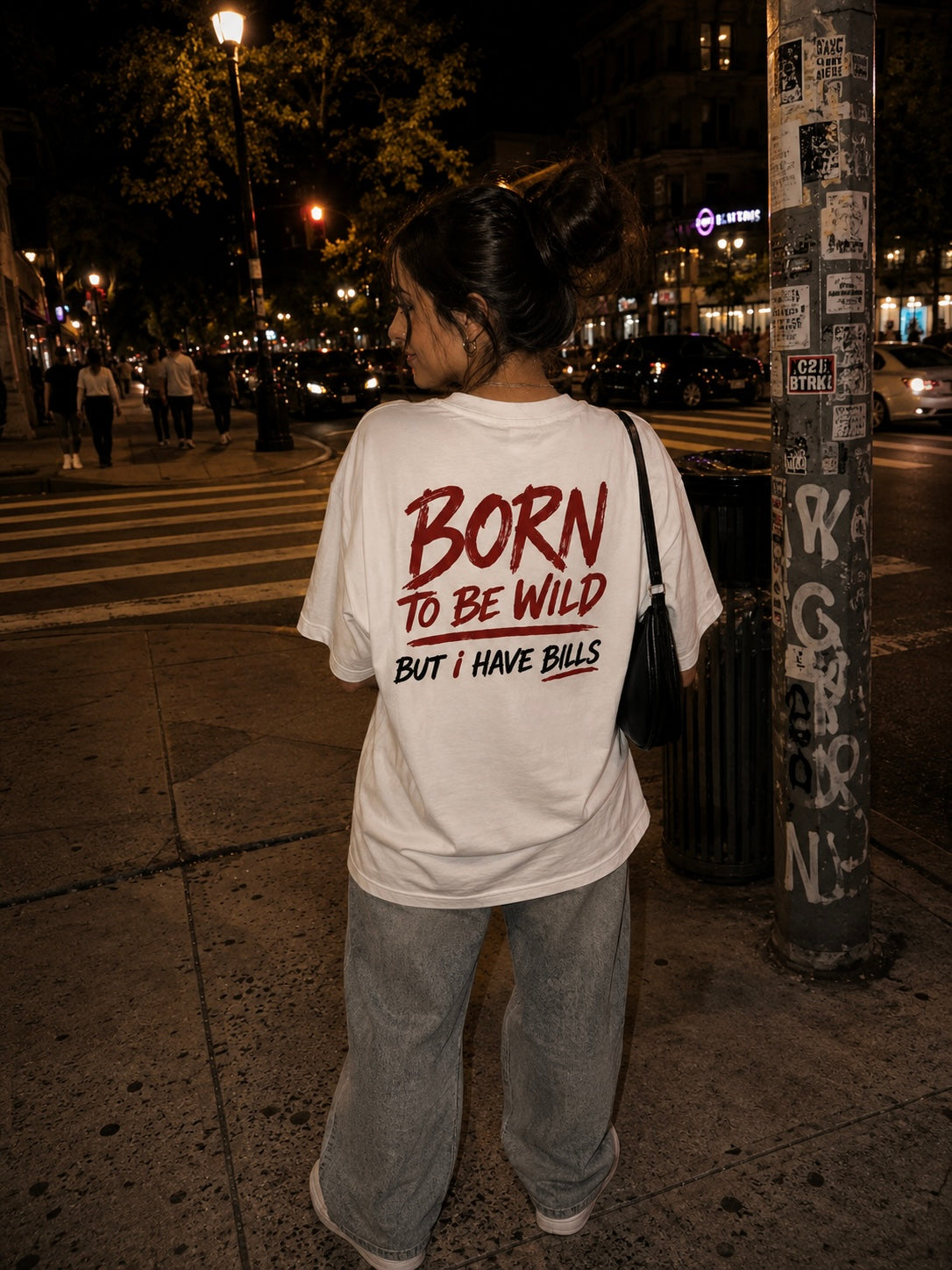 Born To Be Wild - Women Oversized T-shirt