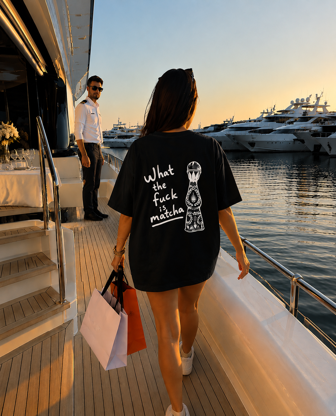 WHAT THE F*CK IS MATCHA  - Women Oversized T-shirt