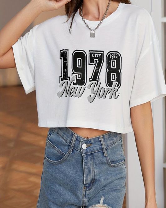 1978 Oversized Crop Top