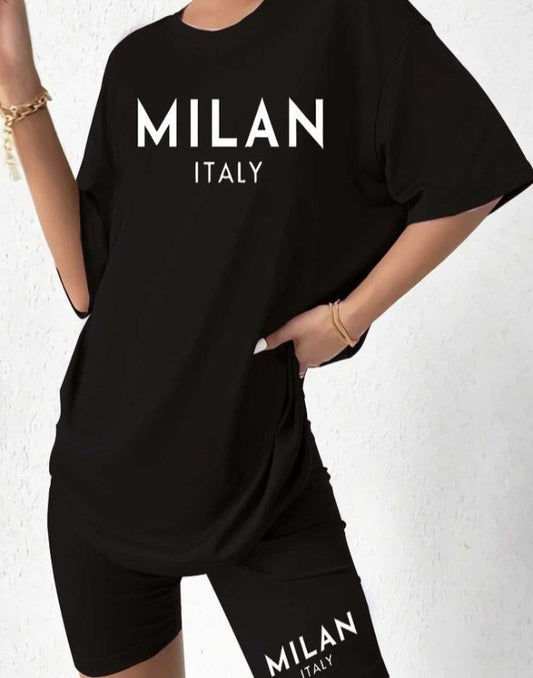 Milan Italy Oversized T-shirt