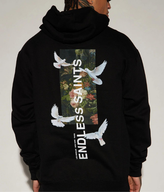 'ENDLESS SAINTS' Unisex Oversized Hoodie