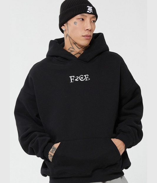 'Face' Unisex Oversized Hoodie