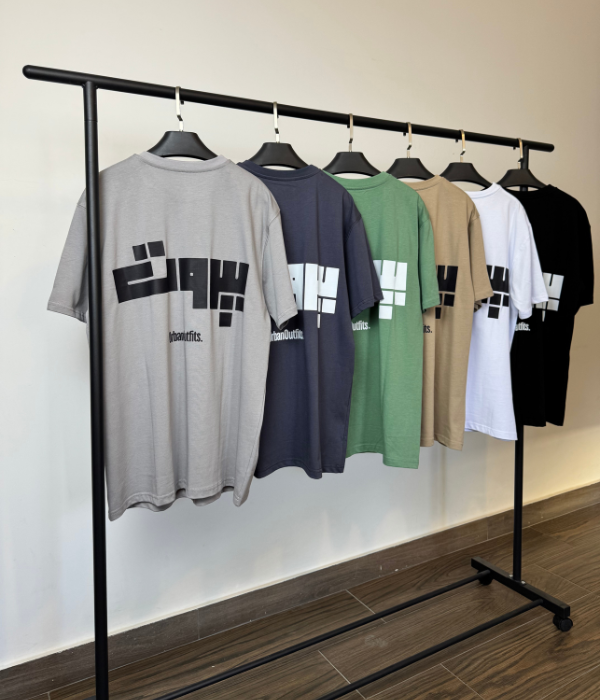 Beirut | بيروت Cities Unisex T-shirts Gray / S بيروت -Beirut Oversized T-shirt [ Unisex ]